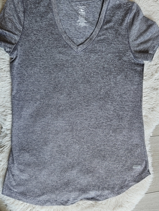Athletic Works Tops - Athletic Works Dri-More V-Neck Training Tee - Heather Grey Performance Shirt S🔥
